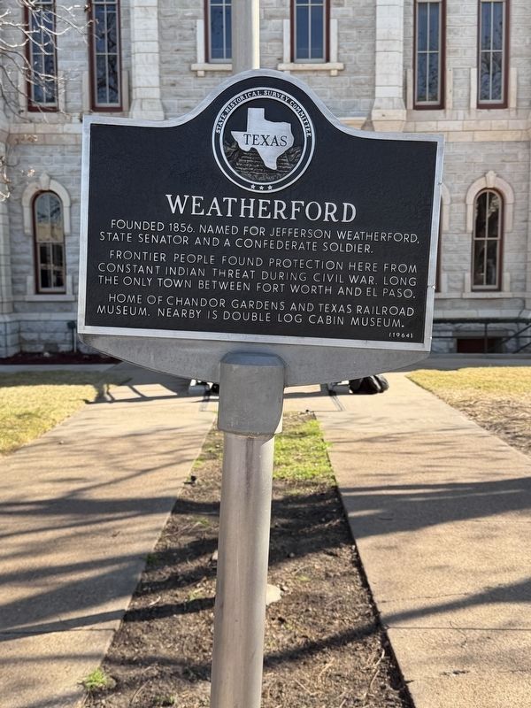 Weatherford Marker image. Click for full size.