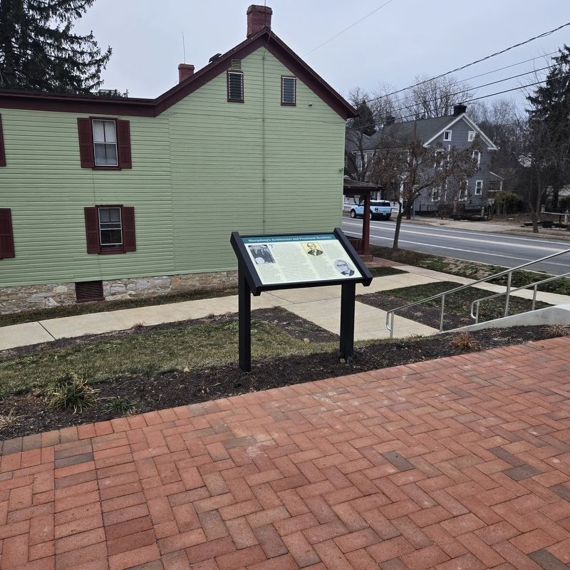 SSharpburg's Architecture and Prominent Residents Marker image. Click for full size.