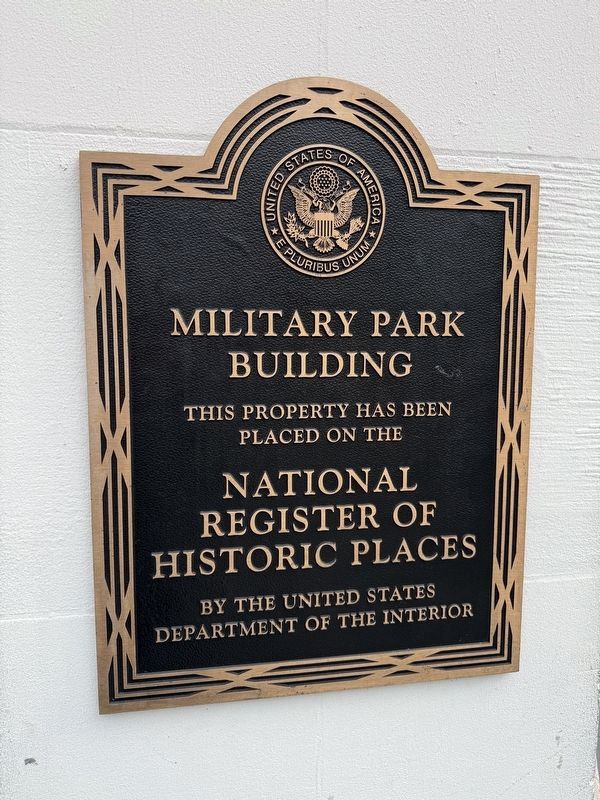 Military Park Building Marker image. Click for full size.