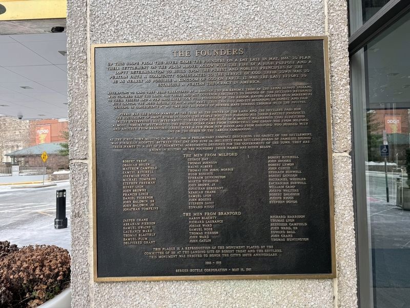 The Founders Marker image. Click for full size.