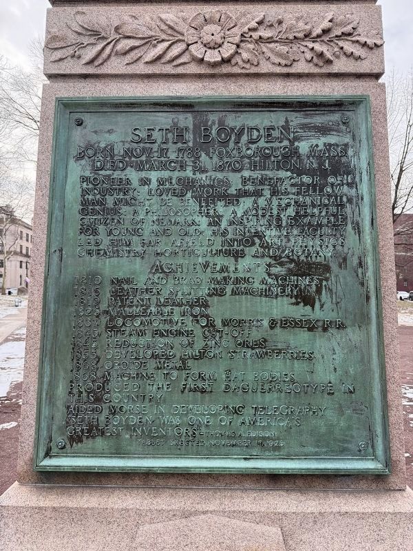 Seth Boyden Marker image. Click for full size.