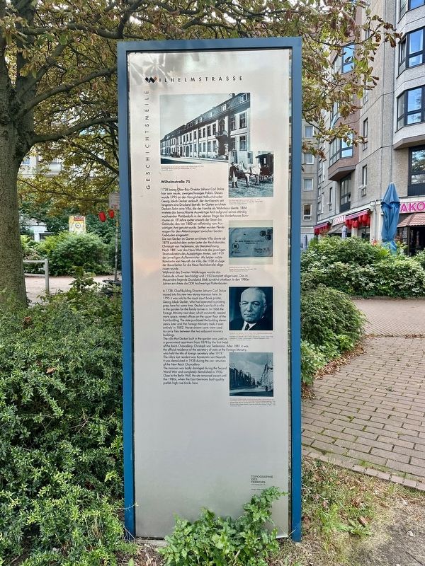 Wilhelmstra�e 75 Marker image. Click for full size.