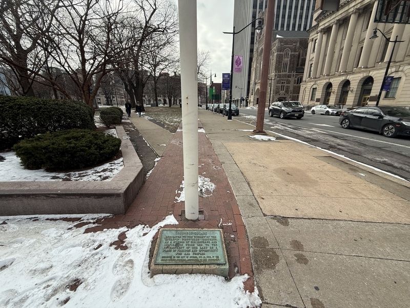 Columbus Square Marker. Click for full size. Columbus Square Marker image. Click for full size.