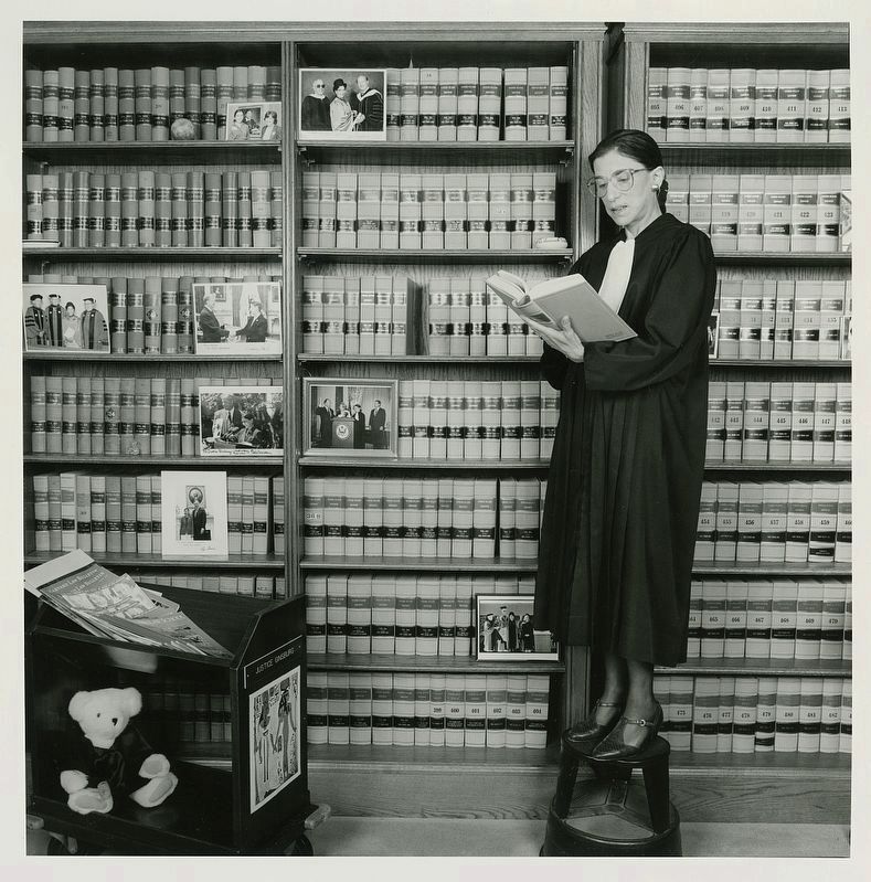 Justice Ruth Bader Ginsburg. Click for more information. Justice Ruth Bader Ginsburg image. Click for more information.