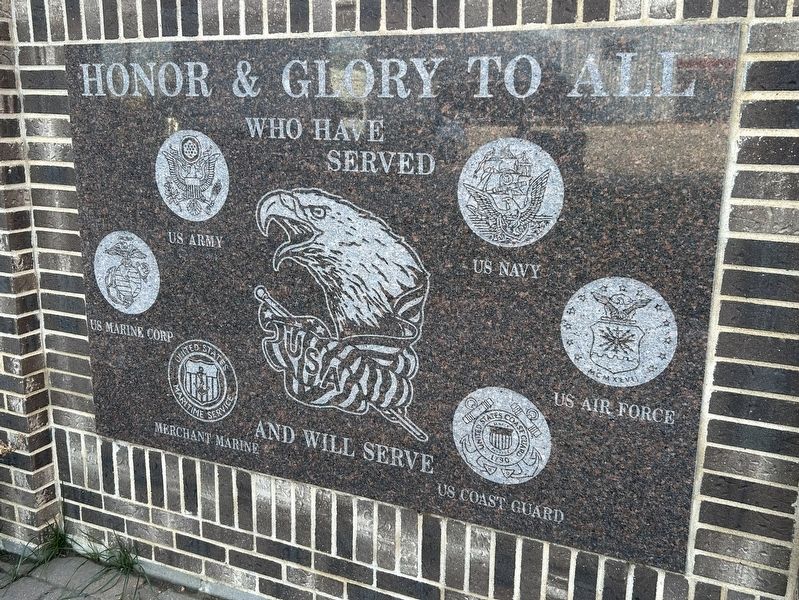 Elkton Veterans Memorial Marker image. Click for full size.