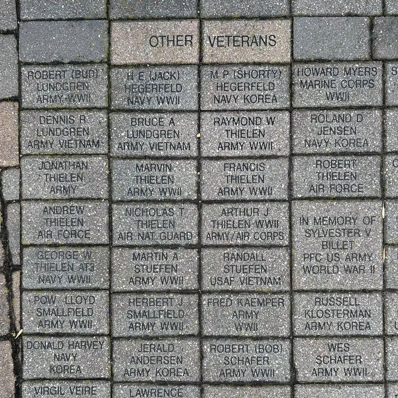 Other Veterans Pavers 1 (upper left section) image. Click for full size.