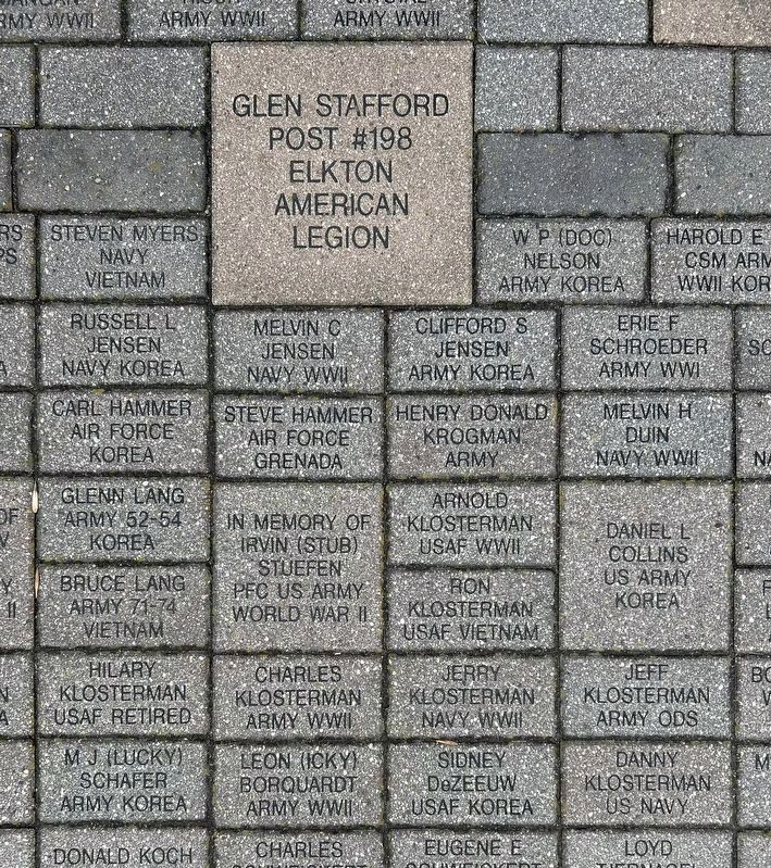 Other Veterans Pavers 2 (upper middle section) image. Click for full size.