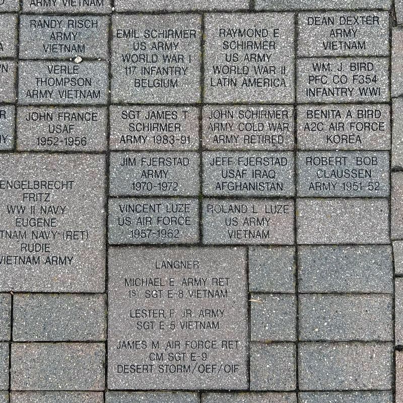 Other Veterans Pavers 9 (lower right section) image. Click for full size.