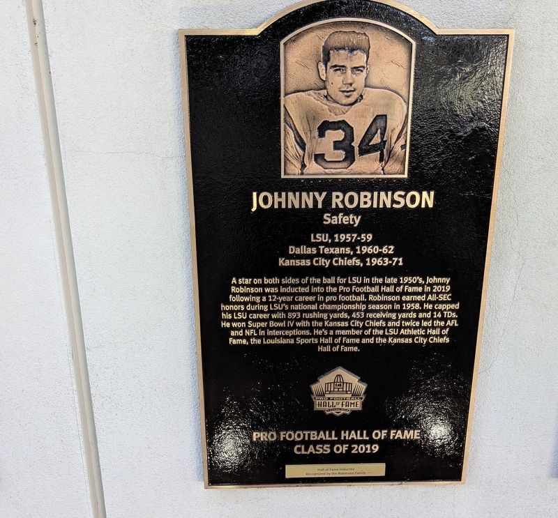 Johnny Robinson Marker. Click for full size. Johnny Robinson Marker image. Click for full size.
