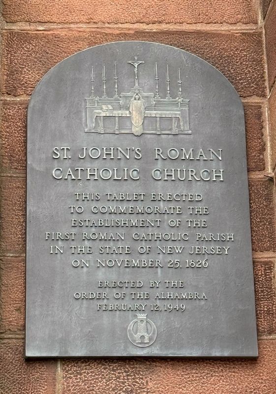 St. John's Roman Catholic Church Marker. Click for full size. St. John's Roman Catholic Church Marker image. Click for full size.
