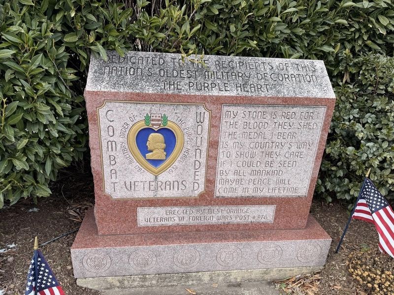 Purple Heart Memorial. Click for full size. Purple Heart Memorial image. Click for full size.