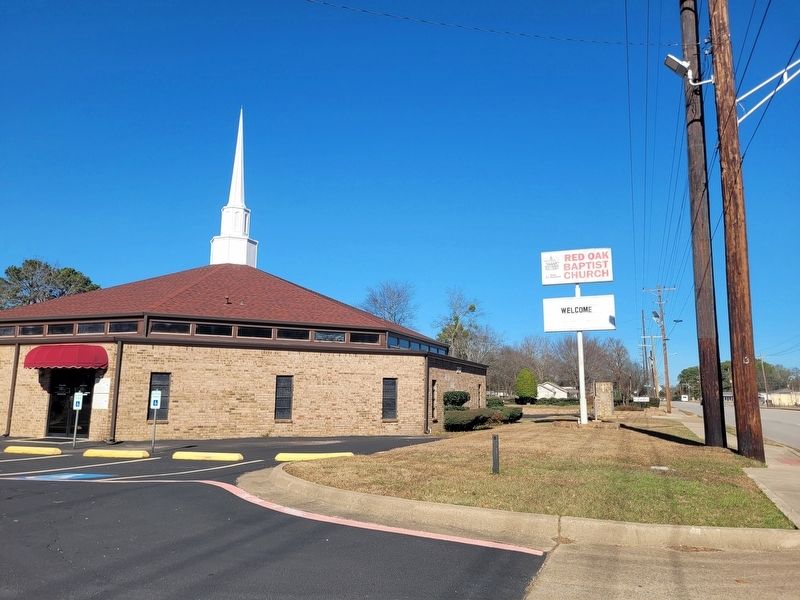 Red Oak Missionary Baptist Church Marker image. Click for full size.