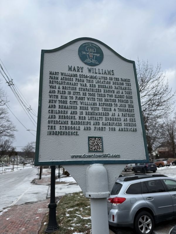 Mary Williams Marker. Click for full size. Mary Williams Marker image. Click for full size.
