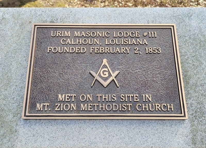 Mt. Zion Cemetery Marker - 2nd Plaque. Click for full size. Mt. Zion Cemetery Marker - 2nd Plaque image. Click for full size.