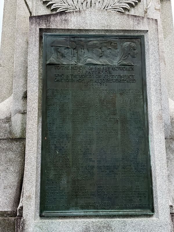 Paterson Veterans Memorial image. Click for full size.
