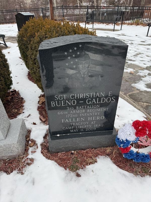 Sgt. Christian E. Bueno-Galdos Memorial image. Click for full size.