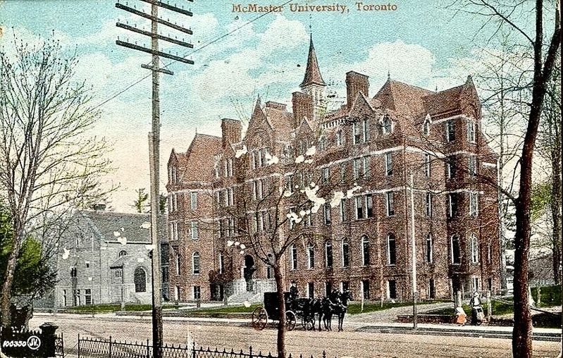 McMaster University ca 1906 image. Click for full size.