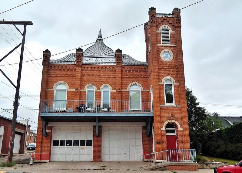 Hope Fire Company Engine House<br>(<i>west/front elevation</i>) image. Click for full size.