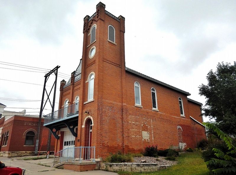 Hope Fire Company Engine House<br>(<i>southwest elevation</i>) image. Click for full size.