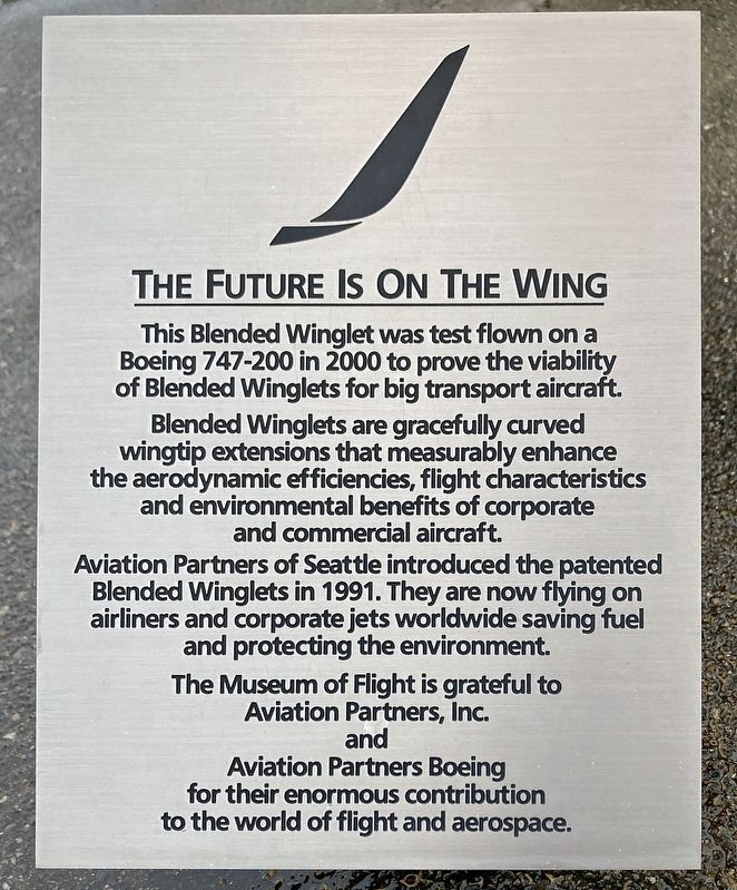 The Future Is On the Wing Marker image. Click for full size.
