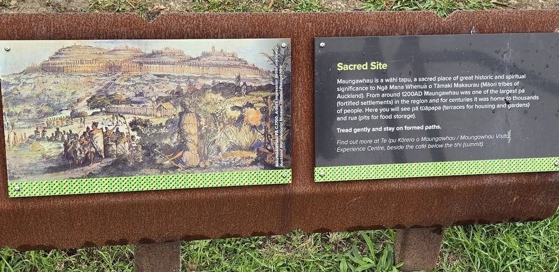 Sacred Site - New Zealand Marker. Click for full size. Sacred Site - New Zealand Marker image. Click for full size.