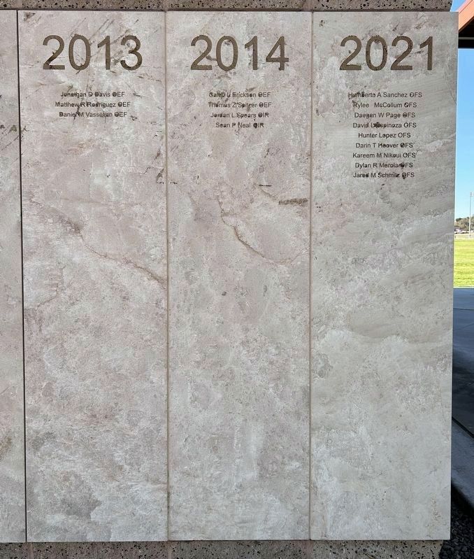 Operation Enduring Freedom/ Operation Iraqi Freedom Marker image. Click for full size.