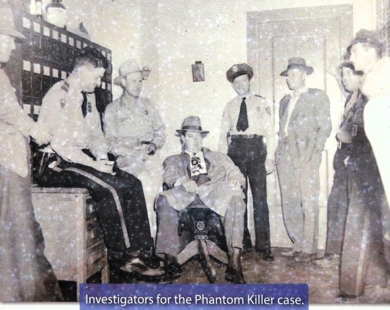 Marker detail: Investigators for the Phantom Killer case image. Click for full size.