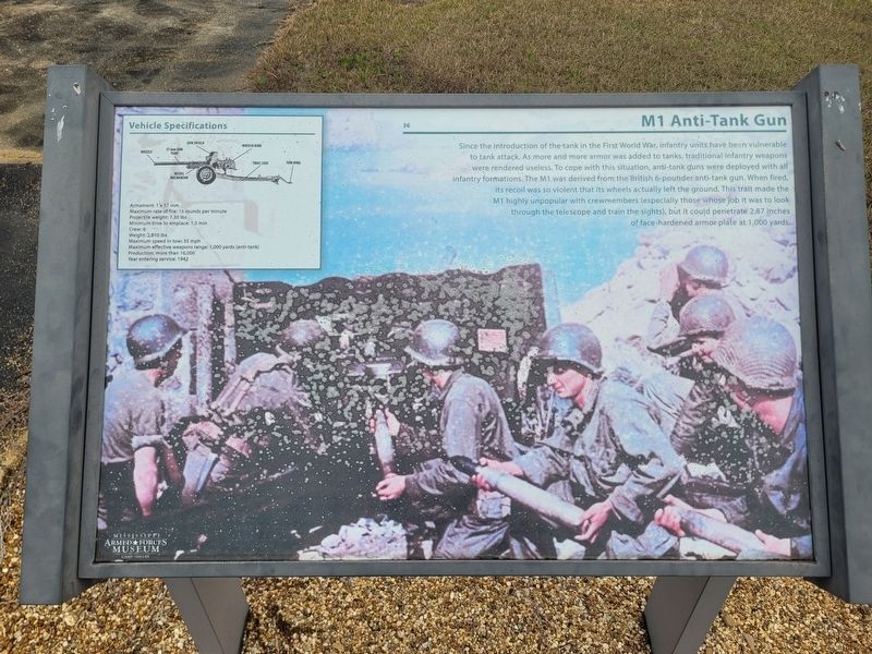 M1 Anti-Tank Gun Marker image. Click for full size.