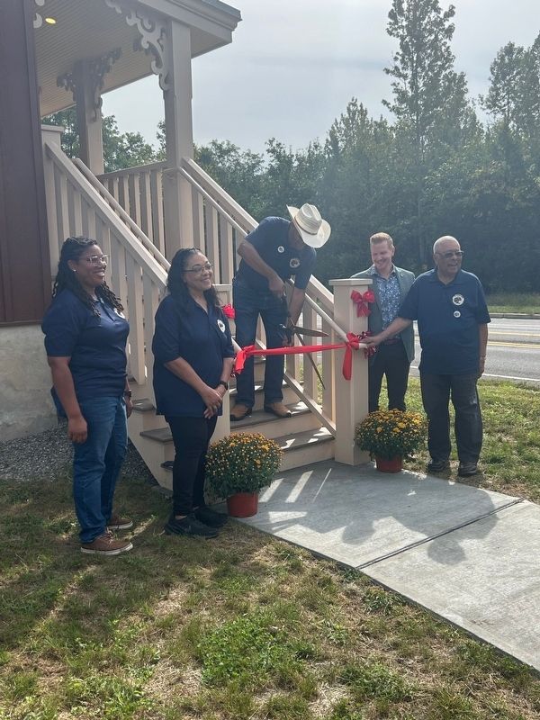 Image of the restored site ribbon cutting at the Dr. James Still Office and Historic. Click for full size. Image of the restored site ribbon cutting at the Dr. James Still Office and Historic image. Click for full size.