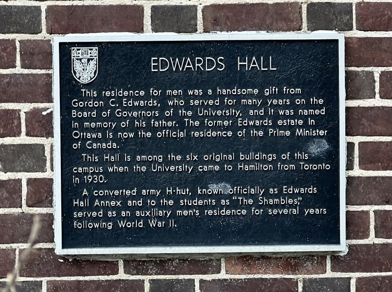Edwards Hall Marker image. Click for full size.