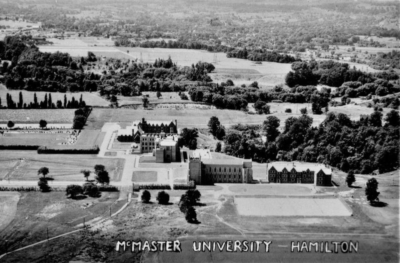 McMaster University ca 1931 image. Click for full size.