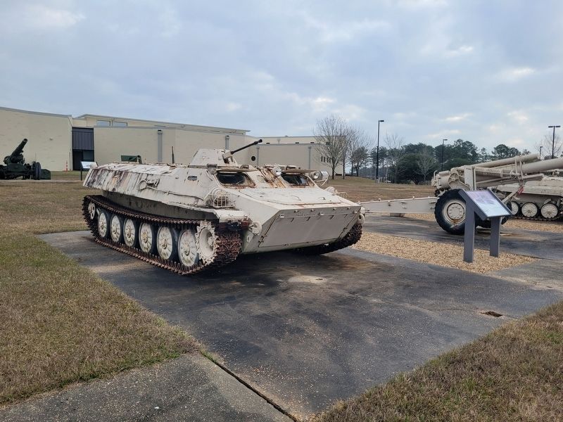MTLB Armored Personnel Carrier and Marker image. Click for full size.