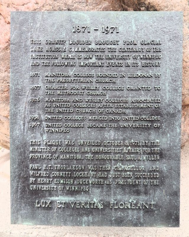 1871-1971 Marker. Click for full size. 1871-1971 Marker image. Click for full size.