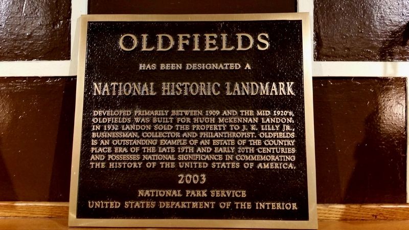 Oldfields Marker. Click for full size. Oldfields Marker image. Click for full size.
