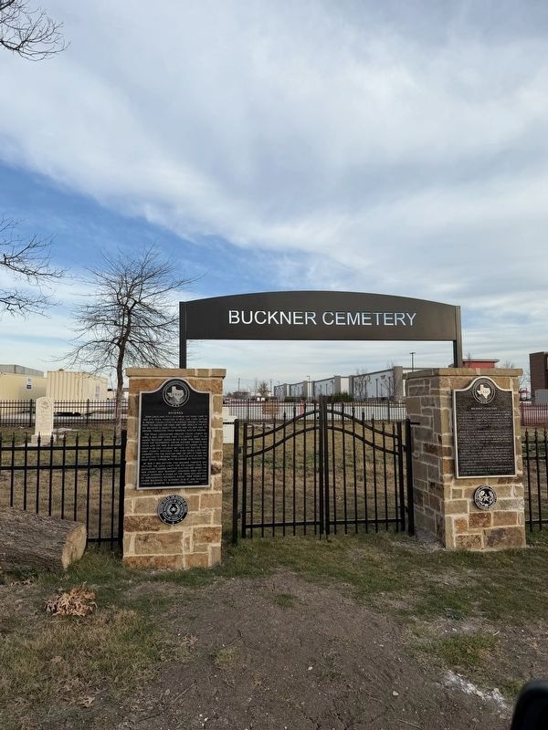 Buckner Cemetery Marker image. Click for full size.