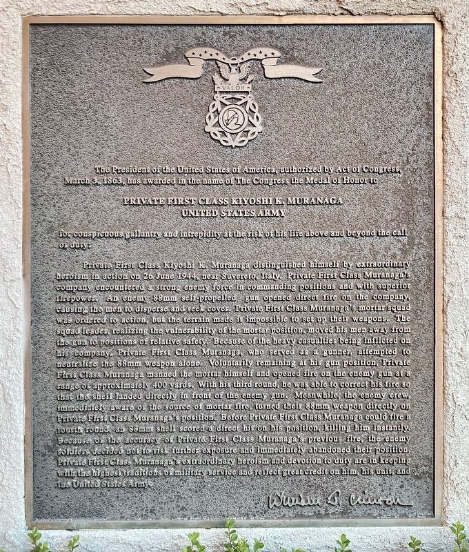Kiyoshi K. Muranaga Marker image. Click for full size.