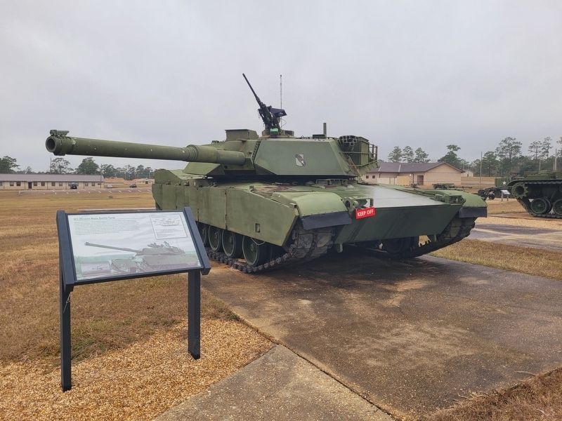 M1 <i>Abrams</i> Main Battle Tank and Marker. Click for full size. M1 <i>Abrams</i> Main Battle Tank and Marker image. Click for full size.