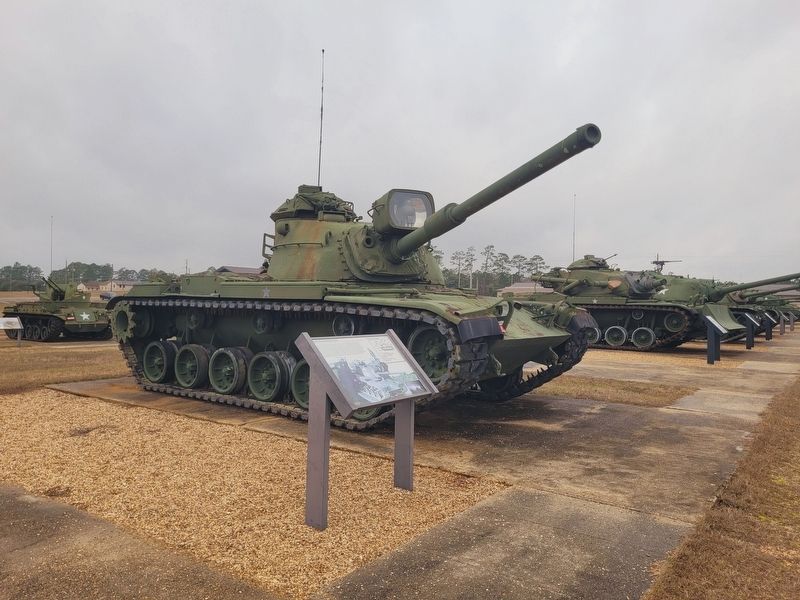 M60 <i>Patton</i> Medium Tank and Marker. Click for full size. M60 <i>Patton</i> Medium Tank and Marker image. Click for full size.