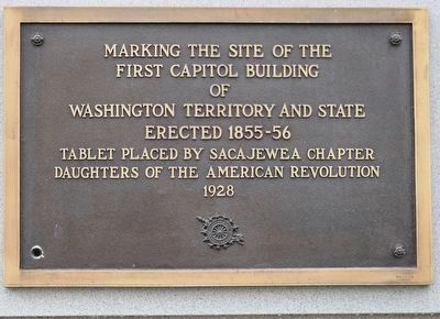 First capitol building marker. Click for full size. First capitol building marker image. Click for full size.