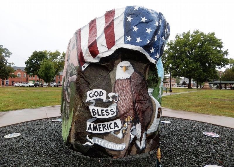 West Point Freedom Rock (<i>southeast side</i>). Click for full size. West Point Freedom Rock (<i>southeast side</i>) image. Click for full size.