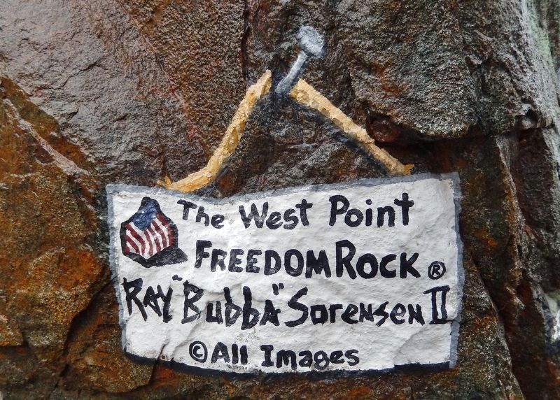 West Point Freedom Rock Artist. Click for full size. West Point Freedom Rock Artist image. Click for full size.