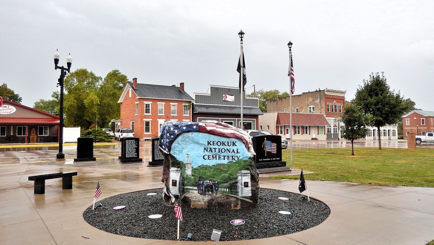 West Point Freedom Rock Veterans Memorial. Click for full size. West Point Freedom Rock Veterans Memorial image. Click for full size.