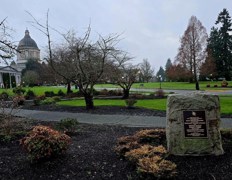 Home site of the first Territorial Governor of Washington Marker. Click for full size. Home site of the first Territorial Governor of Washington Marker image. Click for full size.