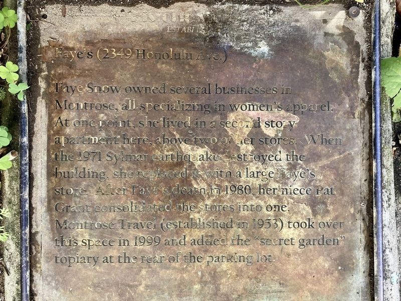 Fayes Marker. Click for full size. Fayes Marker image. Click for full size.