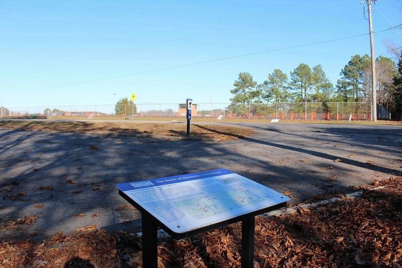 The Battle of Dinwiddie Court House Marker. Click for full size. The Battle of Dinwiddie Court House Marker image. Click for full size.