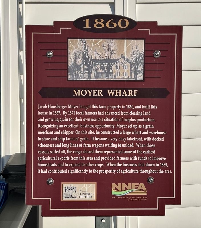 Moyer Wharf Marker. Click for full size. Moyer Wharf Marker image. Click for full size.