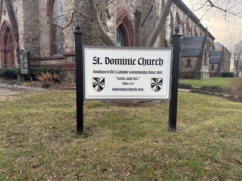 Signage outside of the church. Click for full size. Signage outside of the church image. Click for full size.