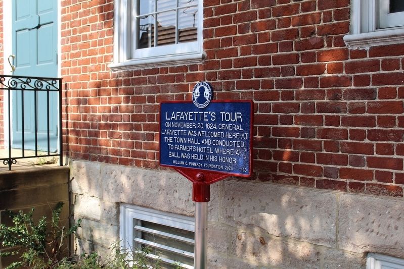 Lafayette's Tour Marker image. Click for full size.