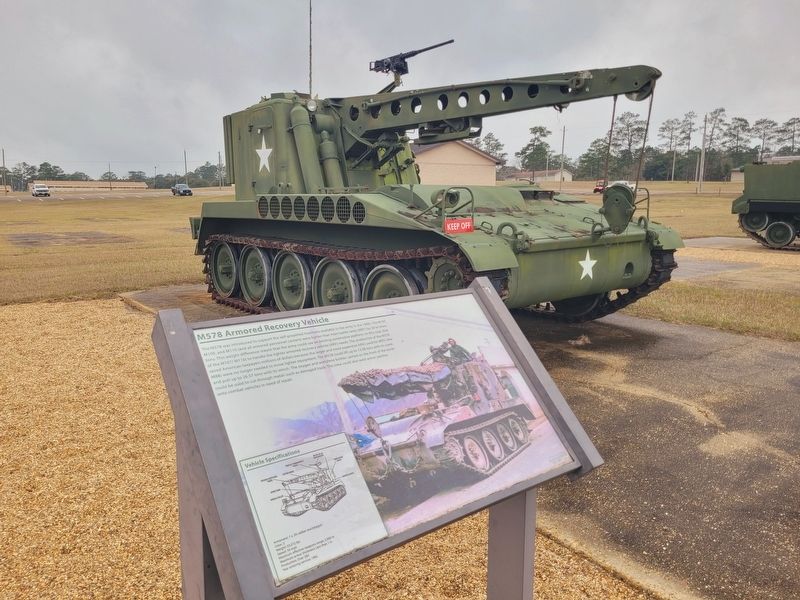 M578 Armored Recovery Vehicle and Marker. Click for full size. M578 Armored Recovery Vehicle and Marker image. Click for full size.
