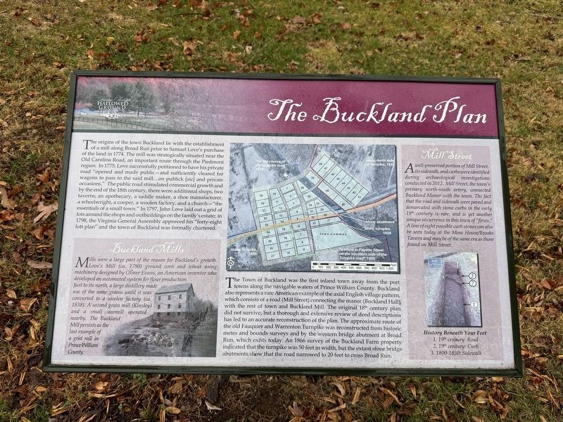 The Buckland Plan Marker image. Click for full size.
